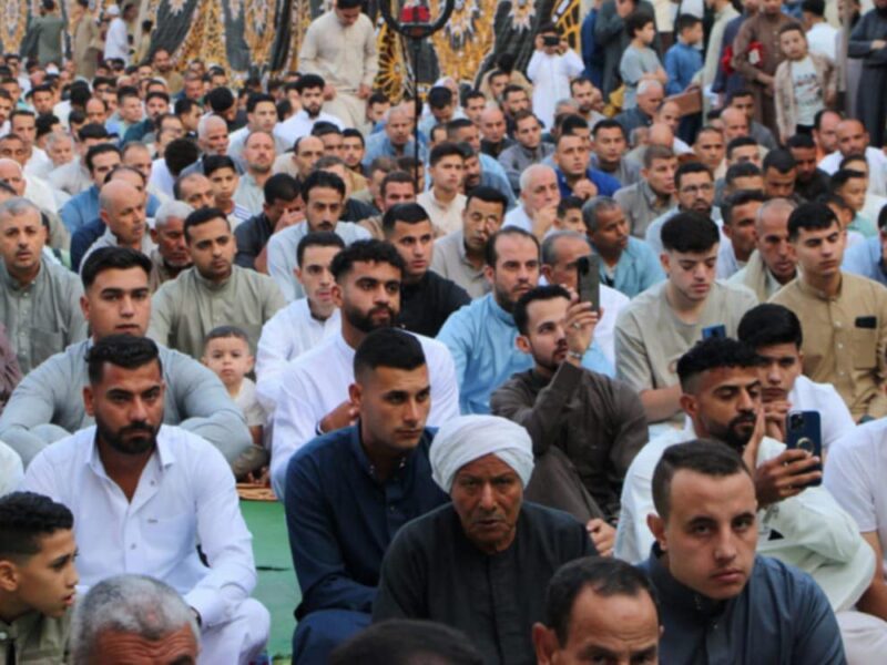 انصار السنة المحمدية “بقرية السعيدية”…. تنظم أكبر مصلي للعيد بمركز بلبيس