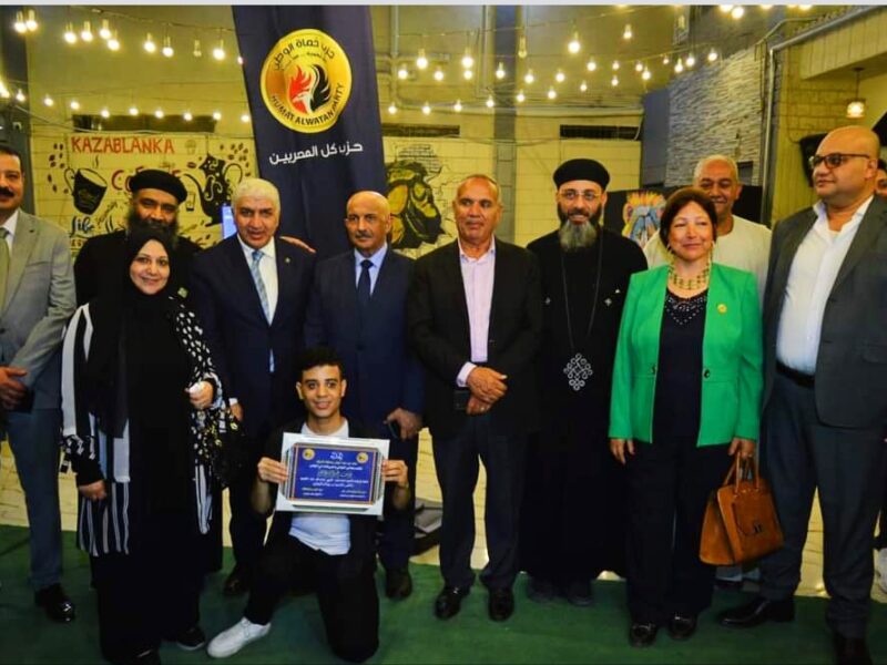 حماة الوطن بالشرقية يكرم المتفوقين من طلبة الثانوية العامة والأزهرية و أسر الشهداء الأبرار بـأمانة كفر صقر