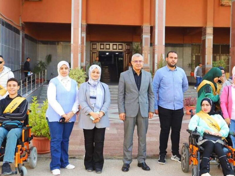 جامعة الزقازيق تشارك فى فعاليات حفل إطلاق الحملة الشاملة “لدمج الطلاب ذوى الإعاقة وتوعيتهم بحقوقهم”