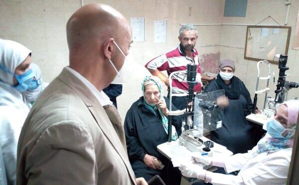 مرور مفاجئ لوكيل وزارة الصحة بالشرقية علي مستشفي الرمد بالزقازيق