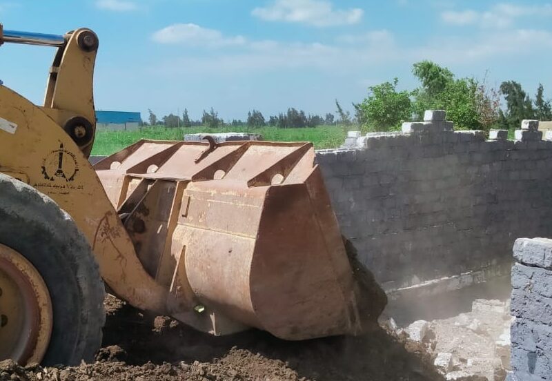 حملة مكبرة لإزالة التعديات في الشرقية