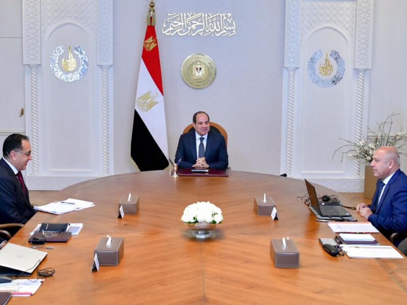 الرئيس السيسي يطلع على مشروع جرجوب التنموي لتحويل المنطقة المحيطة بالميناء التجاري لمنطقة اقتصادية