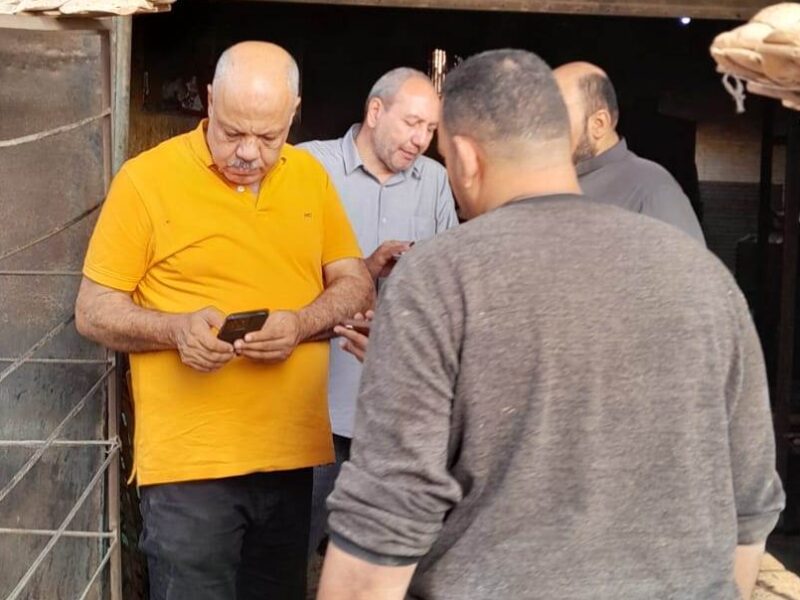 حملات تموينية مكثفة على المخابز البلدية بقرى منيا القمح