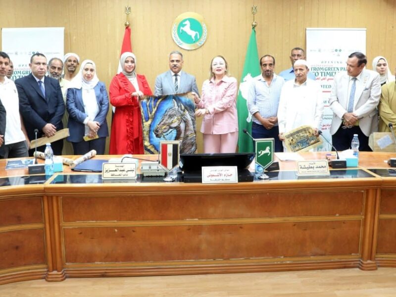 محافظ الشرقية يطلق النسخة الثانية من مشروع “من ورق البردي الأخضر إلى الفن الخالد”