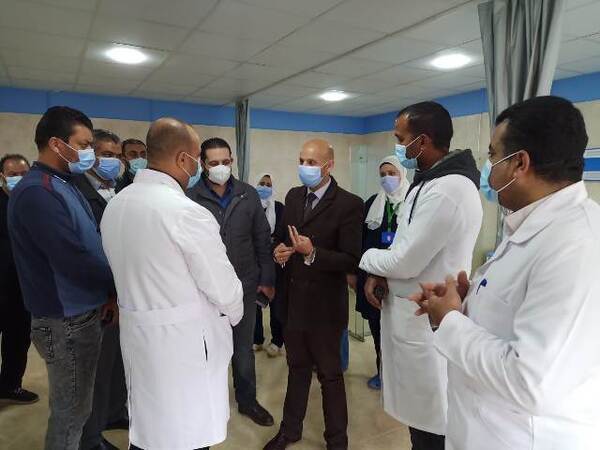 وكيل وزارة الصحة يتفقد سير العمل بمستشفي منياالقمح وأعمال التطوير بالسعديين