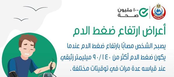٥ أعراض تكشف إصابتك بارتفاع ضغط الدم