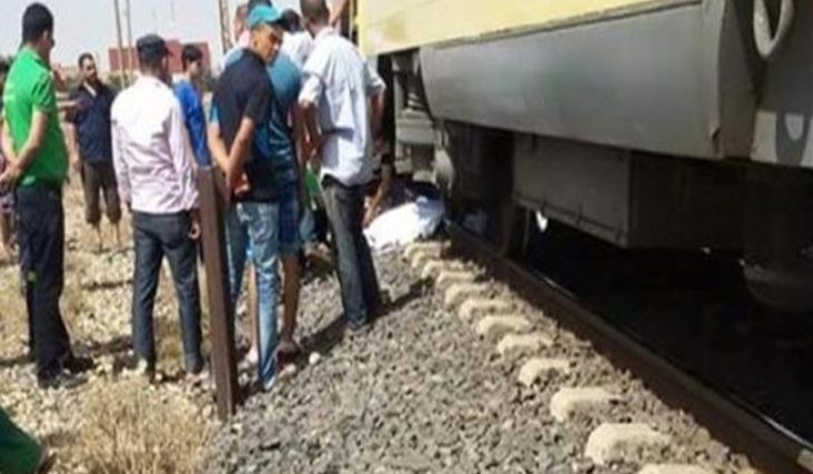 مصرع شخص في حادث قطار في قرية أشكرمركز فاقوس