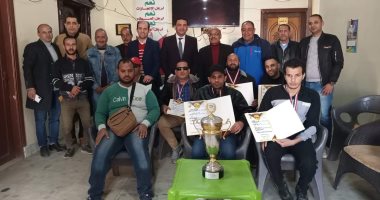 وكيل شباب الشرقية يكرم لاعبى كرة الجرس بنادى السكة لحصولهم على كأس السوبر