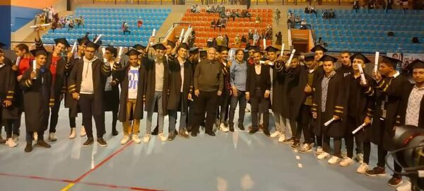 ثروت سويلم ودينا الرفاعى وعبدالعظيم وعزالرجال يكرمون الفائزين بالدورة الرياضية وأوائل الثانوية