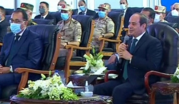 الرئيس السيسي: ما يحدث فى سيناء سيكون له تأثير كبير بعد ربط الشرق بالغرب بمحور جنيفة