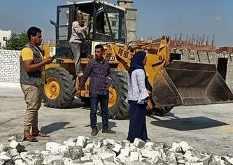 الوحدة المحلية بغيتة مركز بلبيس : إزالة حالة تعدي على أرض زراعية وأملاك دولة علي مساحة (٢٤٥) متر بنطاق الوحدة