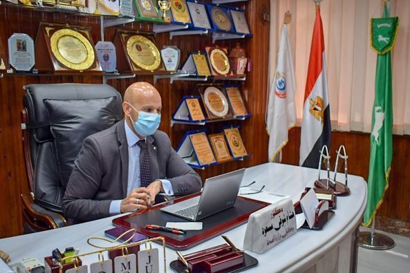وكيل وزارة الصحة بالشرقية يجتمع بمديري الإدارات  لمناقشة خطة العمل بالمبادرات الرئاسية