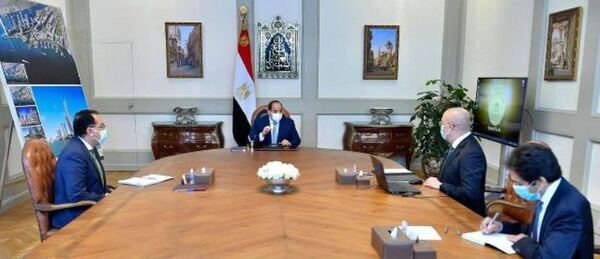 الرئيس السيسى يتابع الموقف التنفيذي وسير العمل بمجموعة المدن الجديدة
