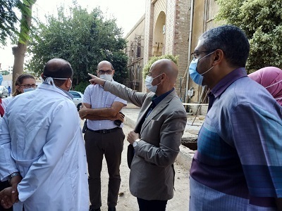 وكيل وزارة الصحة يتابع أعمال التطوير بمستشفي الصدر بالزقازيق