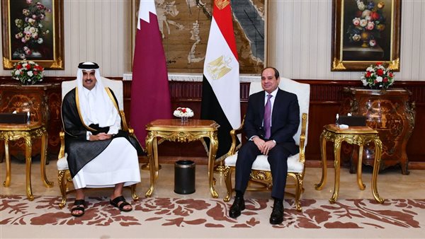اليوم.. قمة مصرية قطرية بالقاهرة