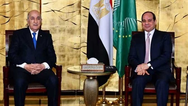 السيسي يهنئ رئيس الجزائر بعد تعافيه من كورونا.. ويبحثان قضايا المنطقة