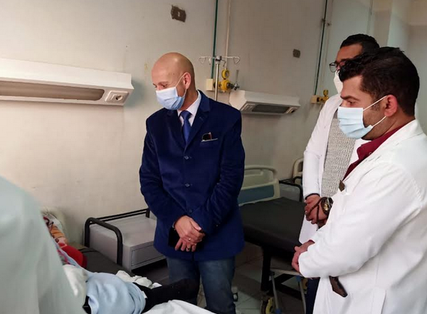 وكيل وزارة الصحة يتفقد سير العمل بمستشفي الحسينية المركزى