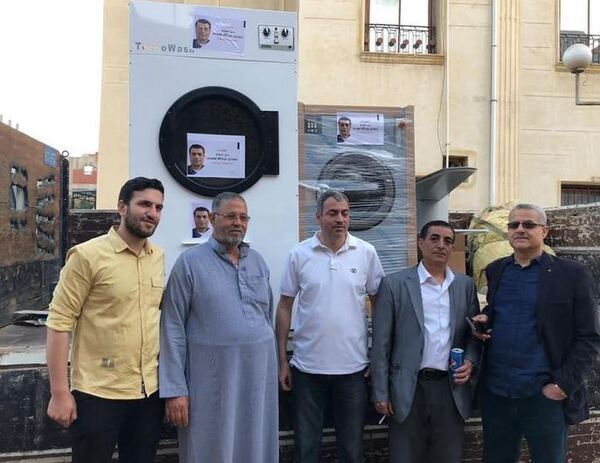 المجتمع المدني يدعم مستشفي الحسينية بمغسلة جديدة بعد ممر التطهير