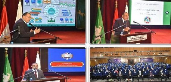 محافظ الشرقية ورئيس هيئة الرقابة بالشرقية يشهدان إحتفالية فرع الهيئة باليوم العالمي لمكافحة الفساد