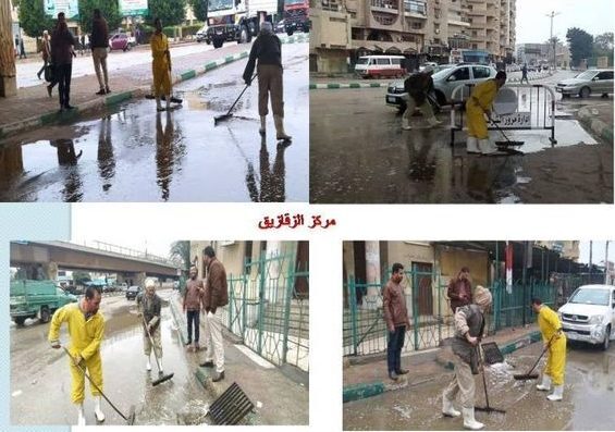 محافظ الشرقية : إنتشار فرق وأطقم مجابهة الأزمات للحد من آثار موجة الأمطار