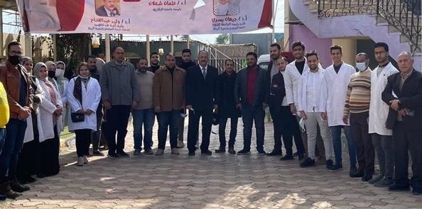 شئون خدمة المجتمع وتنمية البيئة بجامعة الزقازيق يوجه قافلة طبية الجمعة لقرية الديدامون