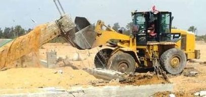تنفيذ إزالة ٨٢ حالة تعدي بالبناء المخالف علي مساحة ٥ ألاف و٢٦٣ متر و٣ فدان و١٥ قيراط مباني