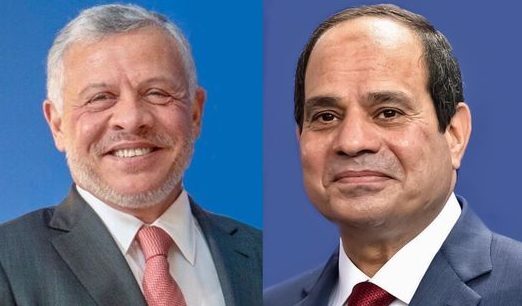 الرئيس عبد الفتاح السيسي يطمئن على الحالة الصحية لملك الأردن