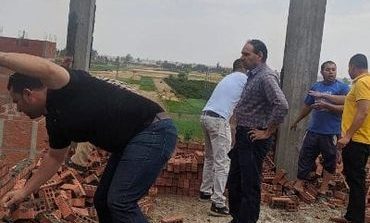 إستمرار عمل لجان المتابعة بالشرقية لرصد محاولات البناء بدون ترخيص وتنفيذ إزالات فورية في المهد