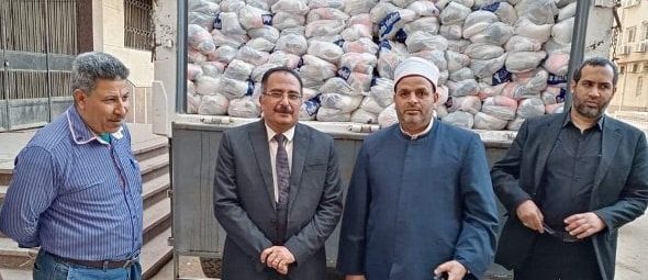 أوقاف الشرقية : توزيع 28 طن لحوم و30 ألف شنطة مواد تموينية على المستحقين من أبناء المحافظة