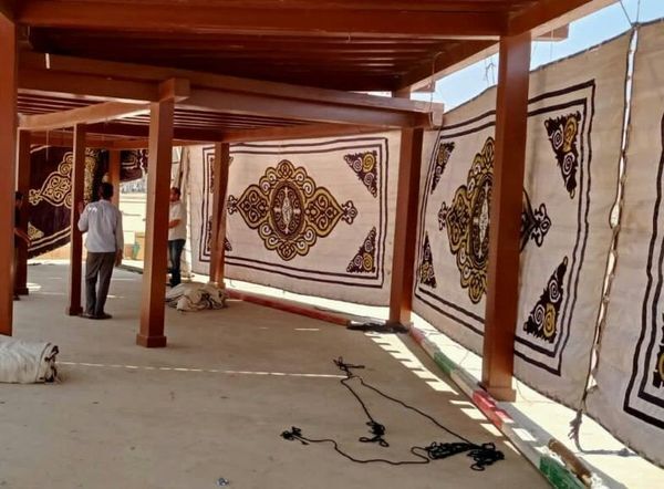 محافظ الشرقية يُتابع الإستعدادات النهائية لمعرض ” أيادي مصر “بالمنطقة الأثرية بتل بسطا