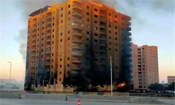 النيابة الإدارية: عقار الدائري المحترق بني في 2013 خارج الحيز العمراني