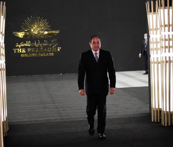 الرئيس السيسي يفتتح متحف الحضارة انتظارا لوصول ملوك وملكات مصر
