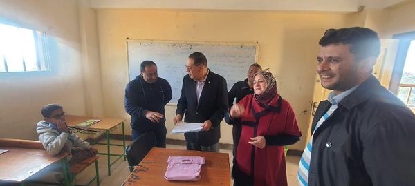 محافظ الشرقية يُفاجئ مدرسة معهد ضباط الصف للتعليم الأساسي بأبو حماد