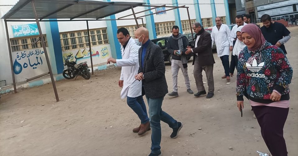 جولة تفقدية لوكيل وزارة الصحة بالشرقية لزيارة مركز طبي النحال ومستشفى كفر صقر المركزي