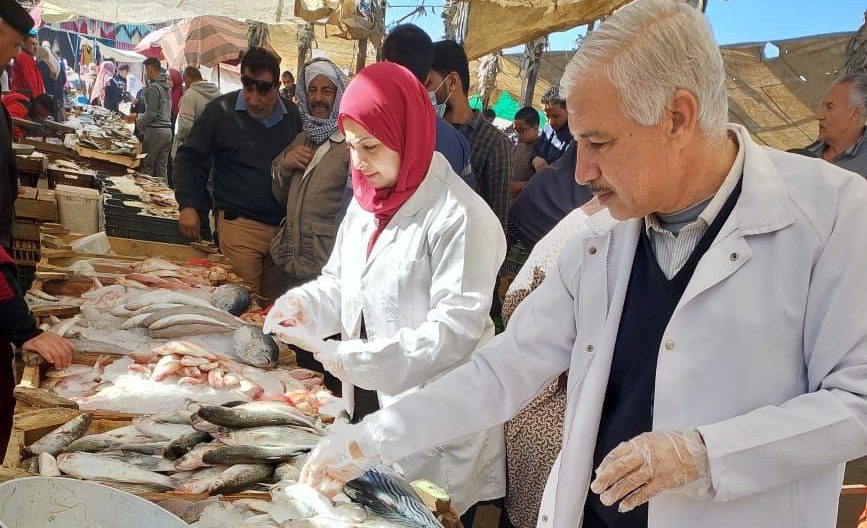 بيطري الشرقية يُحرر (١٢) محضر مخالفة و يضبط (٣ طن و ١٣٨) كجم أسماك و لحوم مخالفة