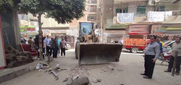 حملات يومية من الأجهزة التنفيذية بالشرقية لرفع الإشغالات والباعة الجائلين من الشوارع