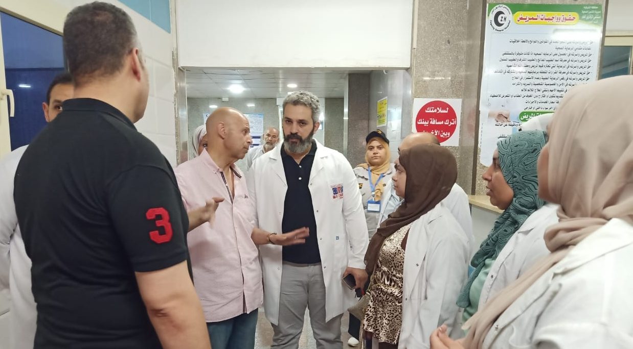 وكيل وزارة الصحة بالشرقية يتفقد الخدمة بالزقازيق العام ومكتب صحة ثان