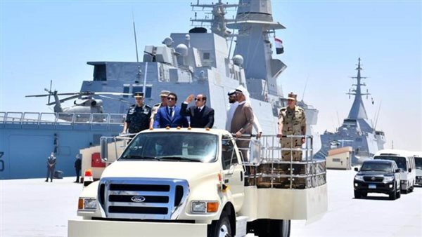 وسائل الإعلام العربية والدولية تبرز افتتاح الرئيس السيسي لقاعدة 3 يوليو البحرية