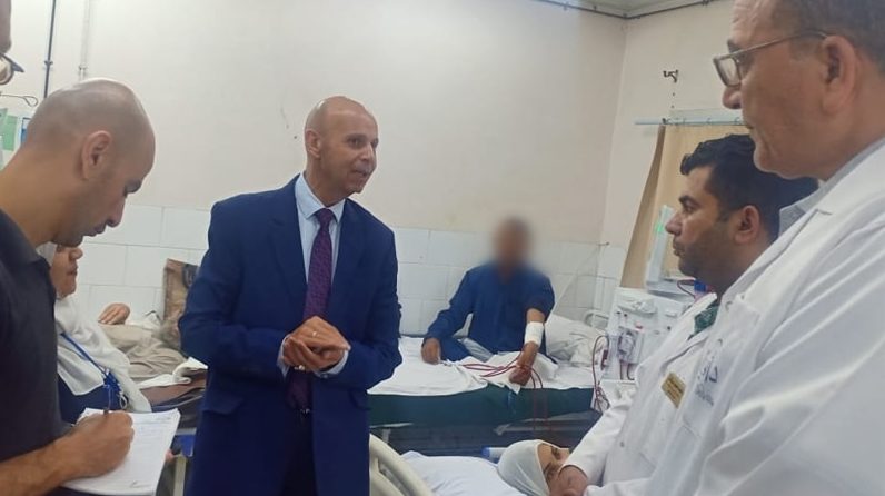 وكيل وزارة الصحة بالشرقية يتفقد مستشفيات فاقوس المركزي وطوارئ وحميات فاقوس