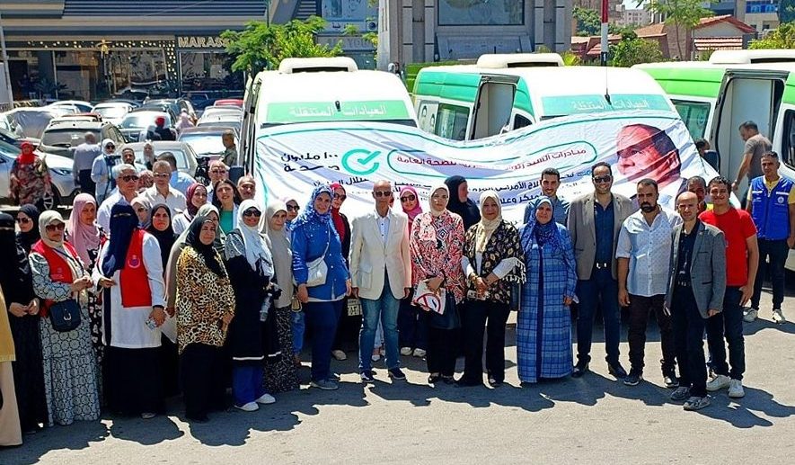 محافظةالشرقية تواصل تصدرها لمحافظات الجمهورية في المبادرة الرئاسية ١٠٠ يوم صحة