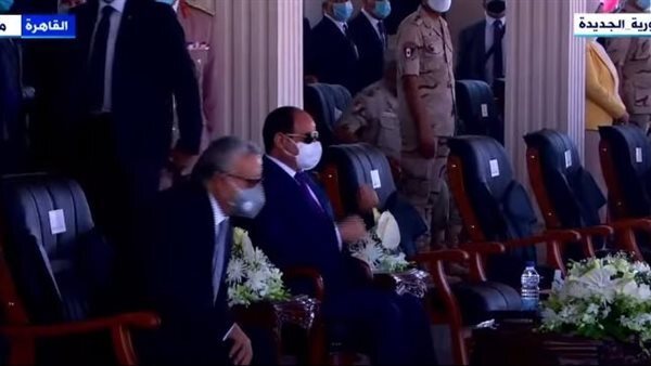 الرئيس السيسي يصل لمقر تفقد المعدات والمركبات المشاركة في «حياة كريمة»