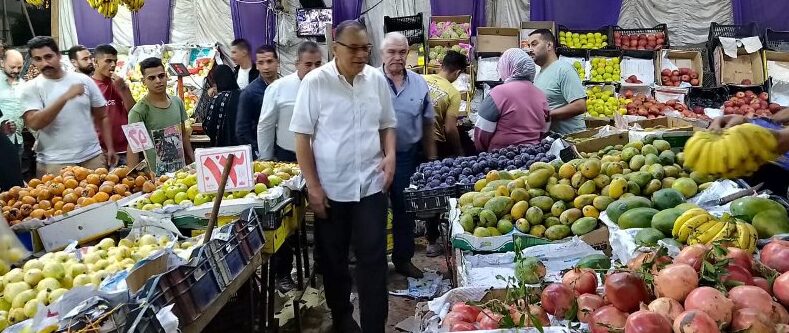 جولة ليلية لمحافظ الشرقية بمدينة الزقازيق