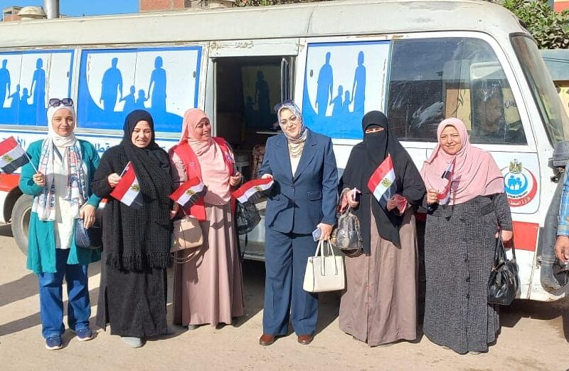 انتشار مكثف من الفرق الصحية بالشرقية بمحيط اللجان والمقرات الانتخابية بالمحافظة