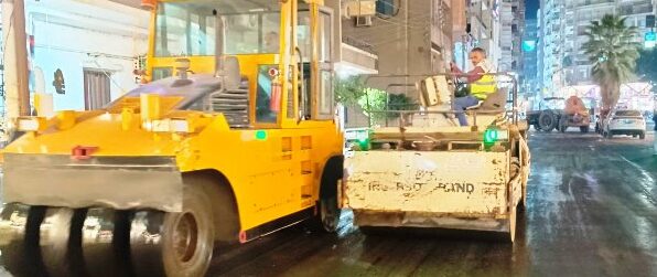 محافظ الشرقية يتابع أعمال الرصف والتطوير ورفع كفاءة شارع القومية حي ثان الزقازيق