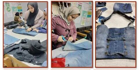 شباب الشرقية تنظم ورشة عمل تدريبية عن “إعادة تدوير ملابس الجينز ”  بالعاشر من رمضان