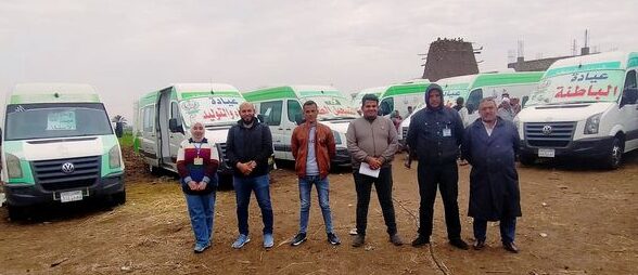 القافلة الطبية بقرية السيسي بمنشأة أبو عمر تقدم الخدمة لأكثر من ٢٤٠٠ مريض