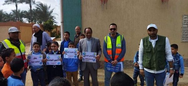 شركة مياه الشرقية تنظم قافلة مائية لأهالي قرية البلاشون بمركز بلبيس