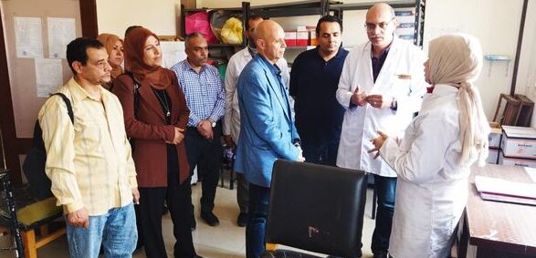 وكيل وزارة الصحة بالشرقية يتفقد الخدمة الطبية بعيادة الجلدية والجذام بالزقازيق