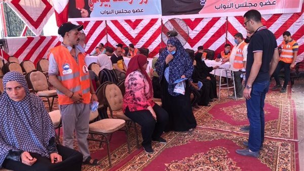 حزب مستقبل وطن بالشرقية ينظم قافلة طبية مجانية بقرية النكارية بمركز الزقازيق