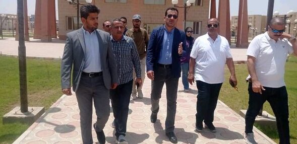 رئيس جهاز العاشر يتفقد مشروع نادى المحور الشرقي….بمساحة 17 فدانا